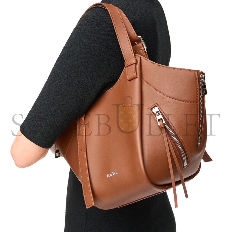 LOEWE HAMMOCK FLIP BAG IN CLASSIC CALFSKIN A538HHBX07 (22.5*21*15cm)